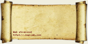 Jelisaveta Mijalković vizit kartica